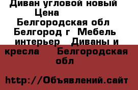 Диван угловой новый › Цена ­ 20 000 - Белгородская обл., Белгород г. Мебель, интерьер » Диваны и кресла   . Белгородская обл.